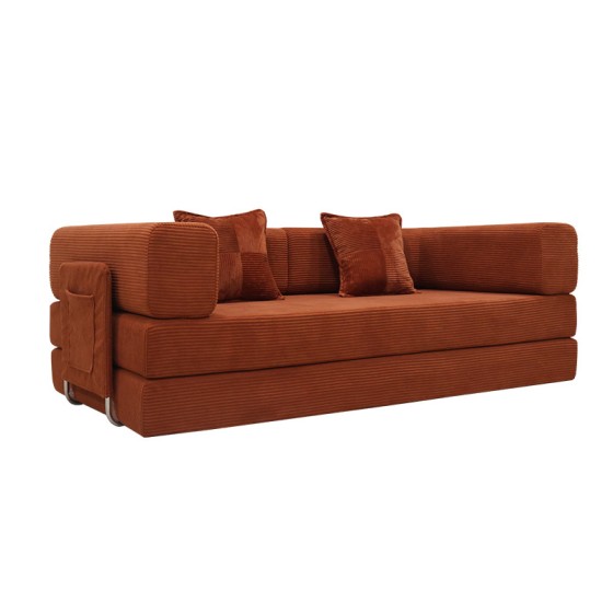 Vacuum Compress Foldable Dual-Purpose Washable Removable Fabric Sofa Bed