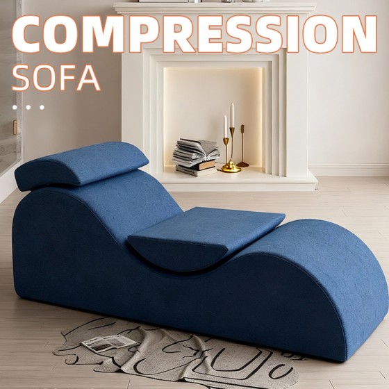 Viral Vacuum Compressed Recliner Yoga Sofa, Couple Lounge Chair for Bedroom