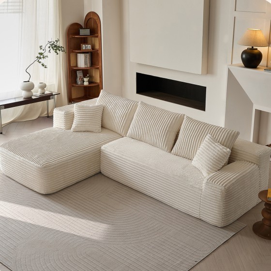 Tofu Block Vacuum Compressed Lazy Boneless Sofa